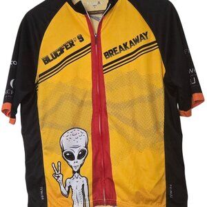 Primal Men's Blucifer Cycling Jersey Alien Graphic Breakaway Fit